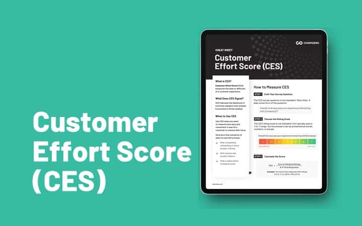 Customer Effort Score (CES) Cheat Sheet